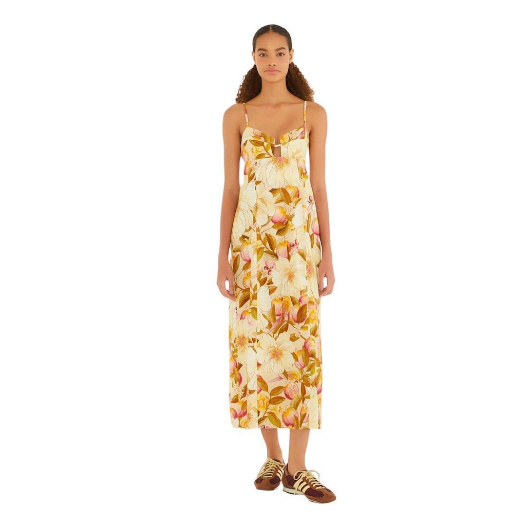 Vestido Farm Rio Romance de Flor Feminino