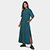 Vestido Farm T-Shirt Fenda Feminino - Verde