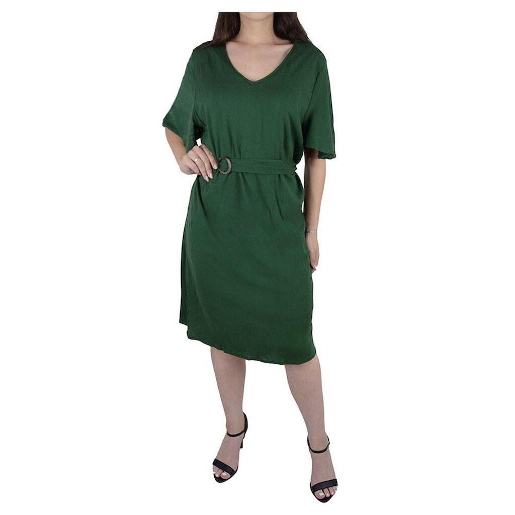 Vestido Feminino Lepoque Plus Size Verde - 2929