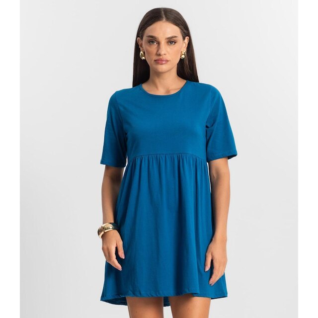 Vestido Feminino Liso Select Azul
