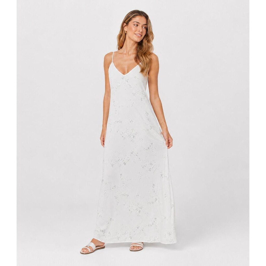 Vestido Feminino Longo em Tecido Dianna Branco