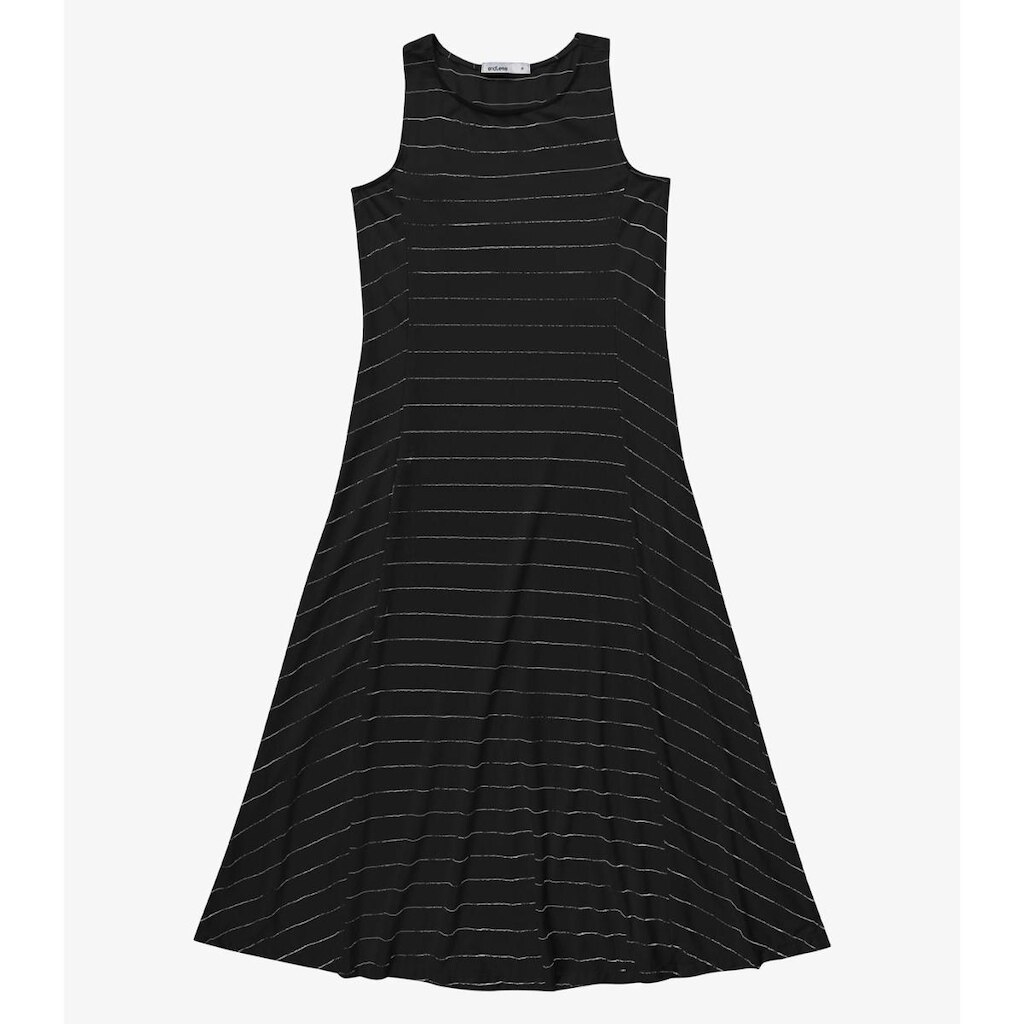 Vestido Feminino Midi Evasê Endless Preto
