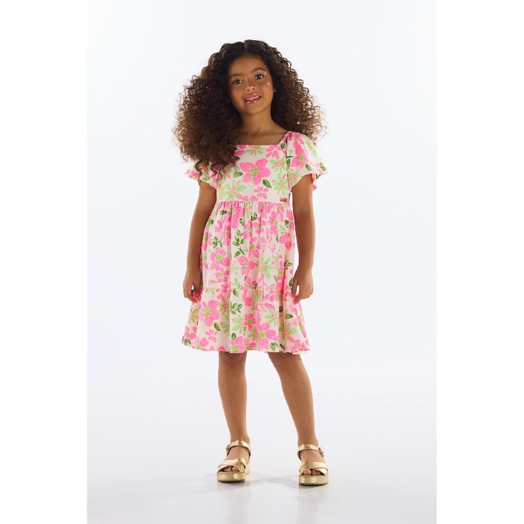 Vestido Floral Infantil Quimby
