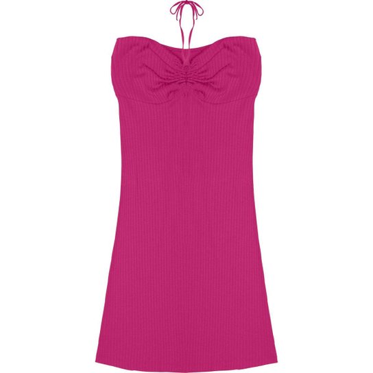 Vestido Frente Única Rovitex Rosa