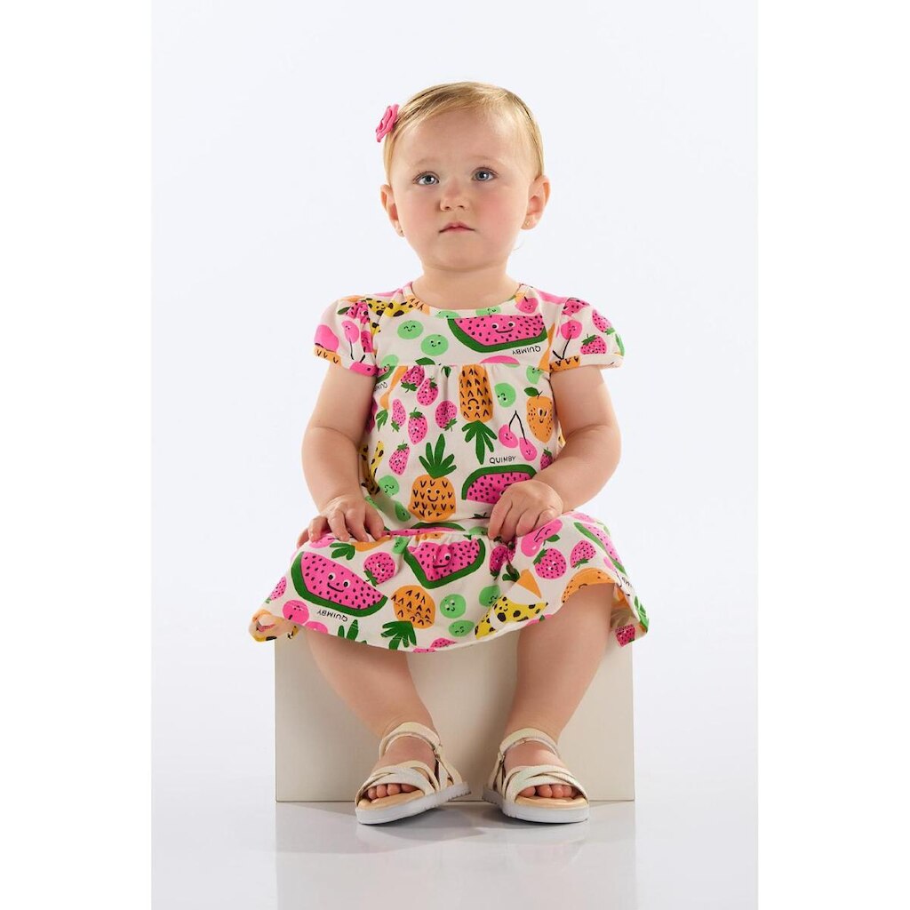 Vestido Frutinhas para Bebê Menina Quimby