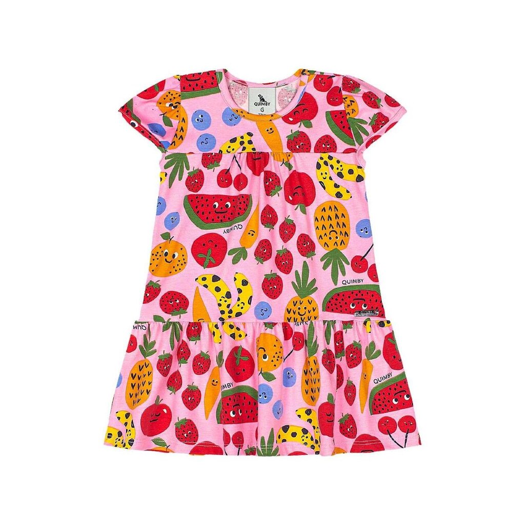 Vestido Frutinhas para Bebê Menina Quimby