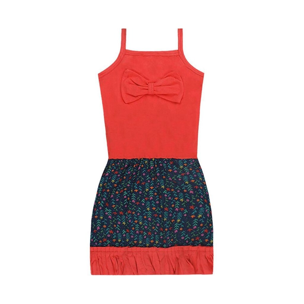 Vestido Infantil Big Bless com Laço  Menina