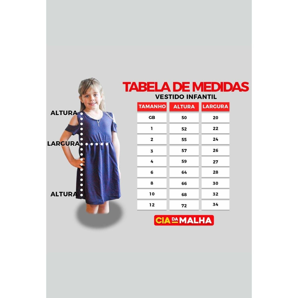 Vestido infantil viscolycra deals