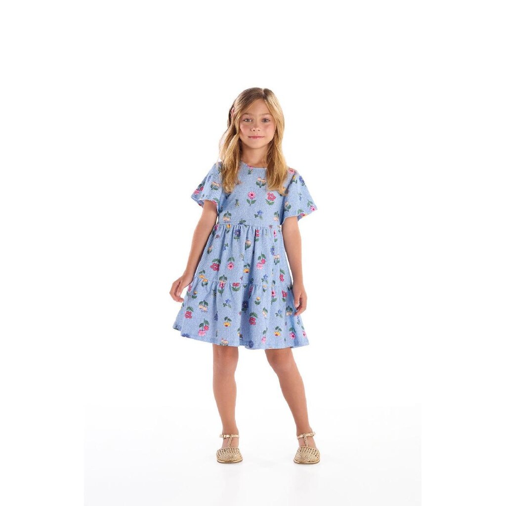 Vestido Infantil Cotton Quimby