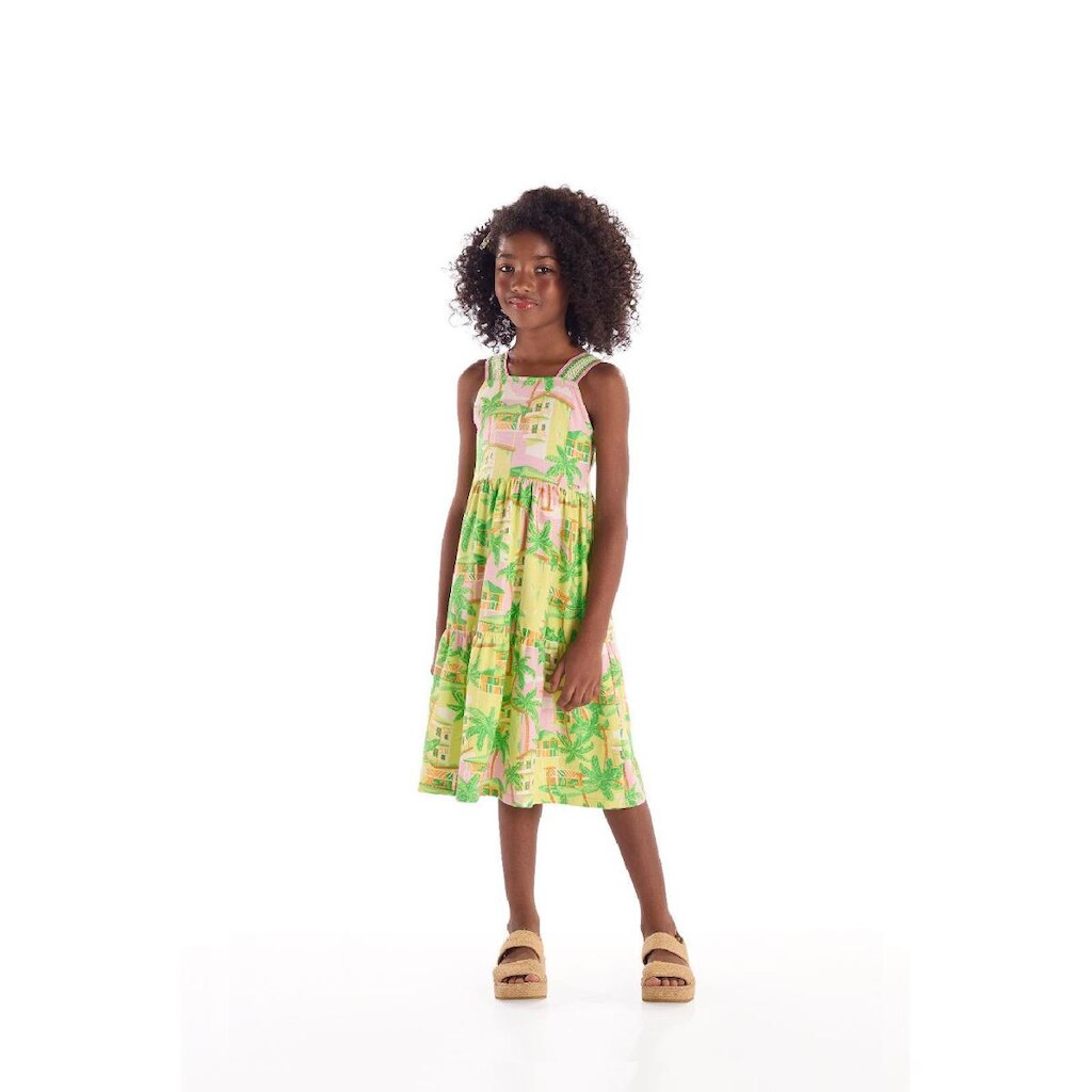 Vestido Infantil Cotton Quimby