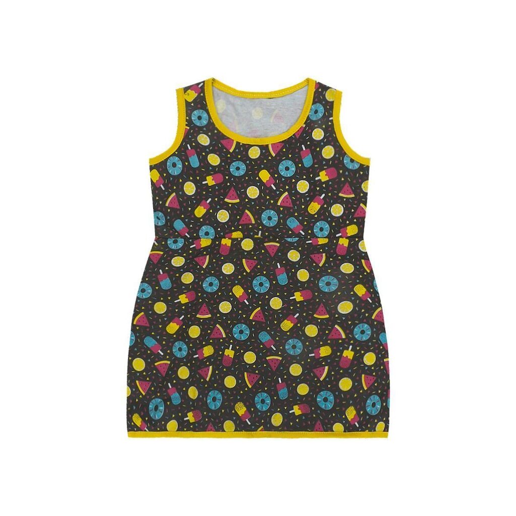 Vestido Infantil Destak de Picolé e Melância  Menina