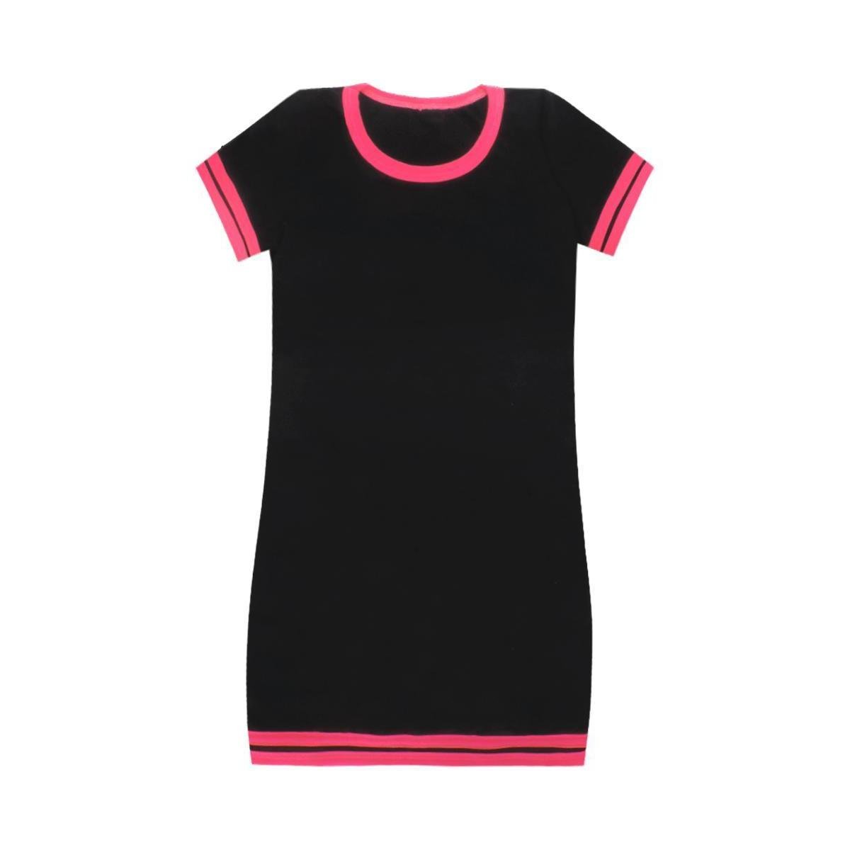 Vestido Infantil Destak Tubinho Neon Menina Menor preço em Vestido Infantil Destak Tubinho Neon Menina