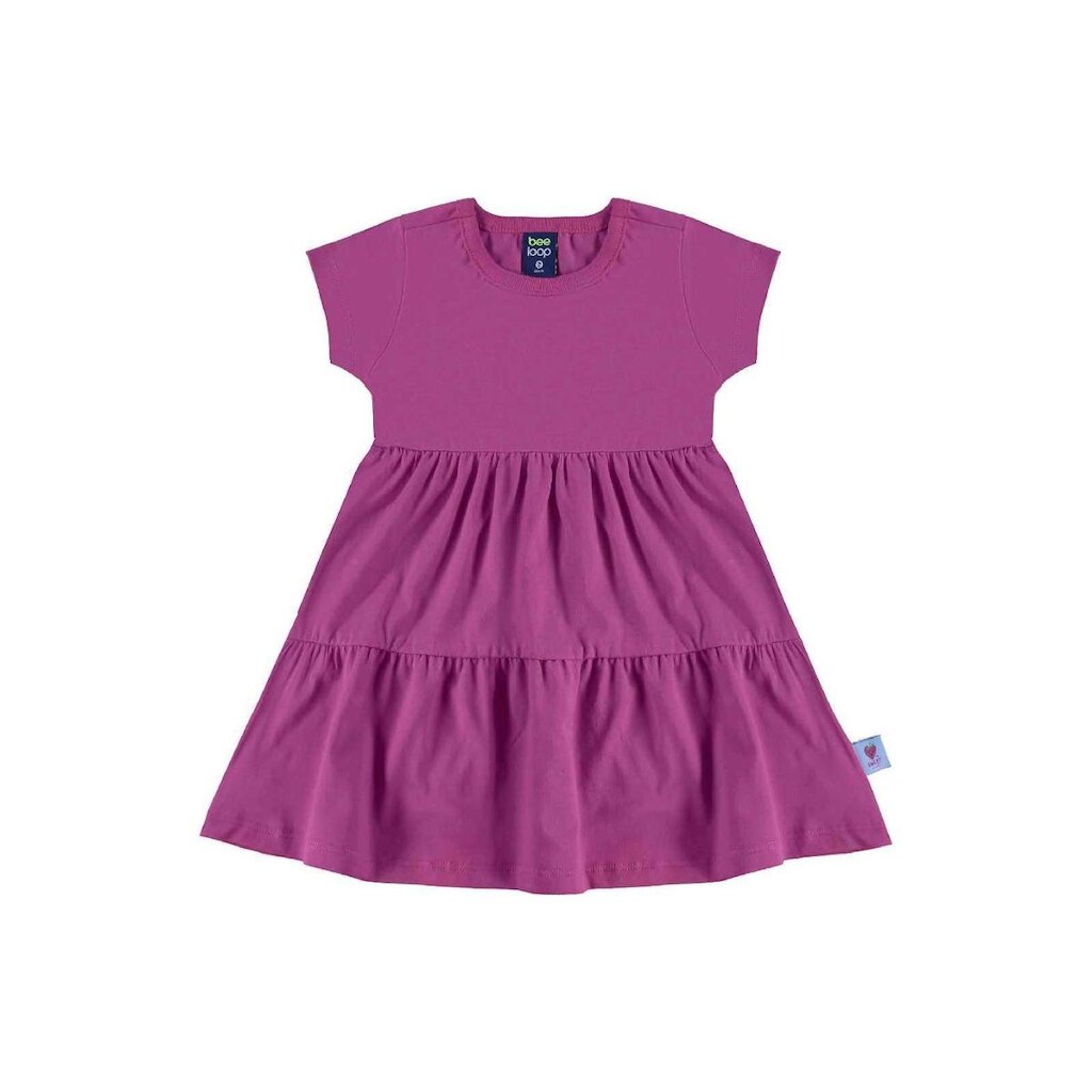 Vestido Infantil em Algodão Bee Loop
