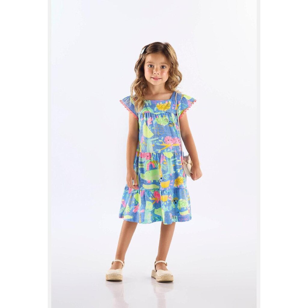 Vestido Infantil em Algodão Flamê Up Baby