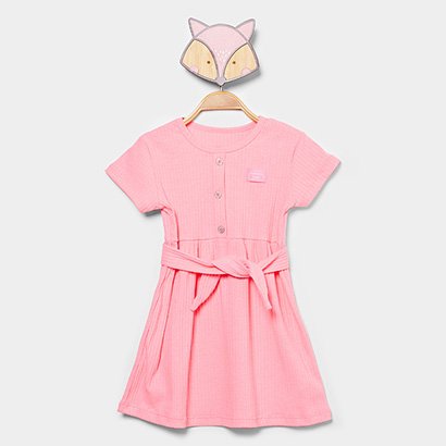 Vestido Infantil Kamylus Estampado - Feminino