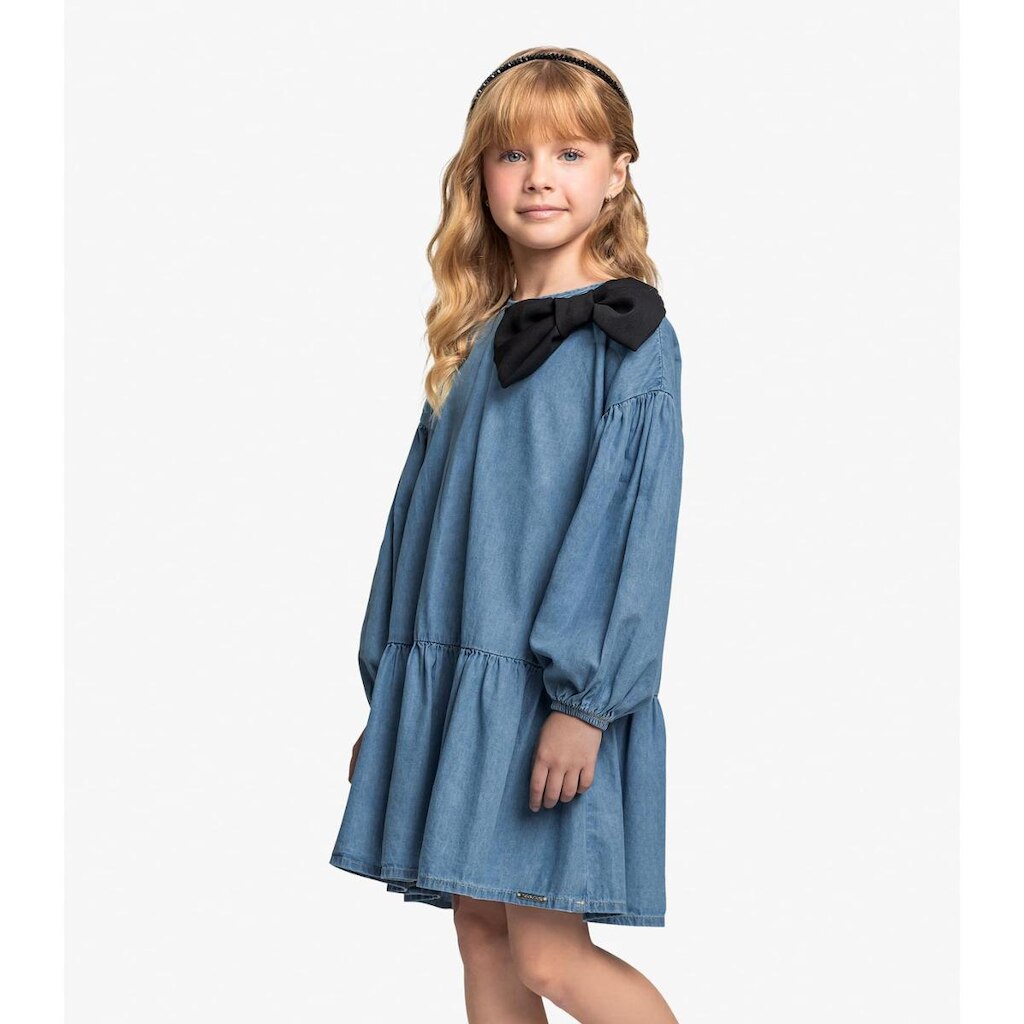Vestido Infantil Light Denim Trick Nick