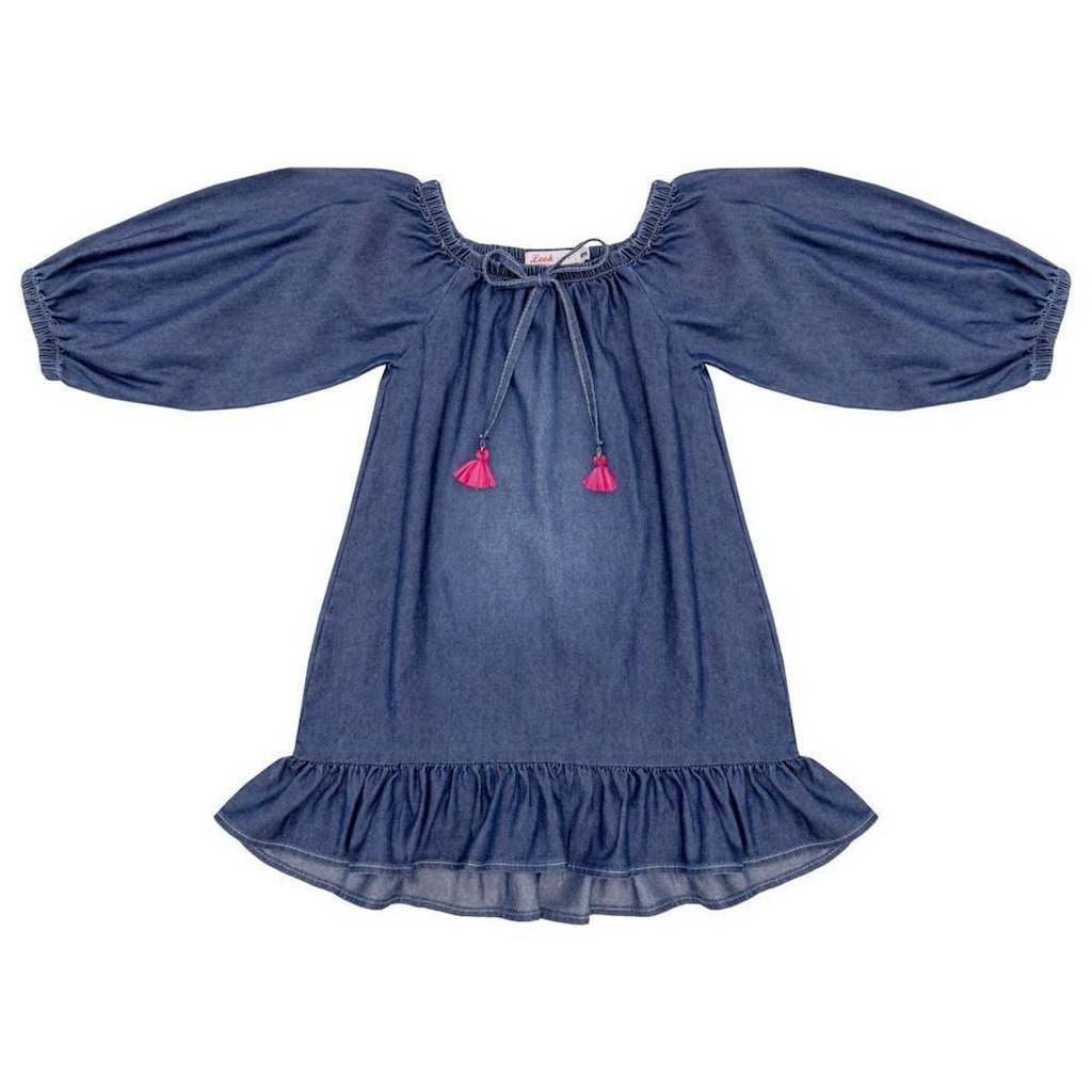 Vestido Infantil Look Jeans Bata Jeans - UNICA - 01