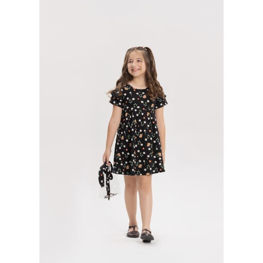 Vestido Infantil Malha Capivara Alakazoo Ref. 19532