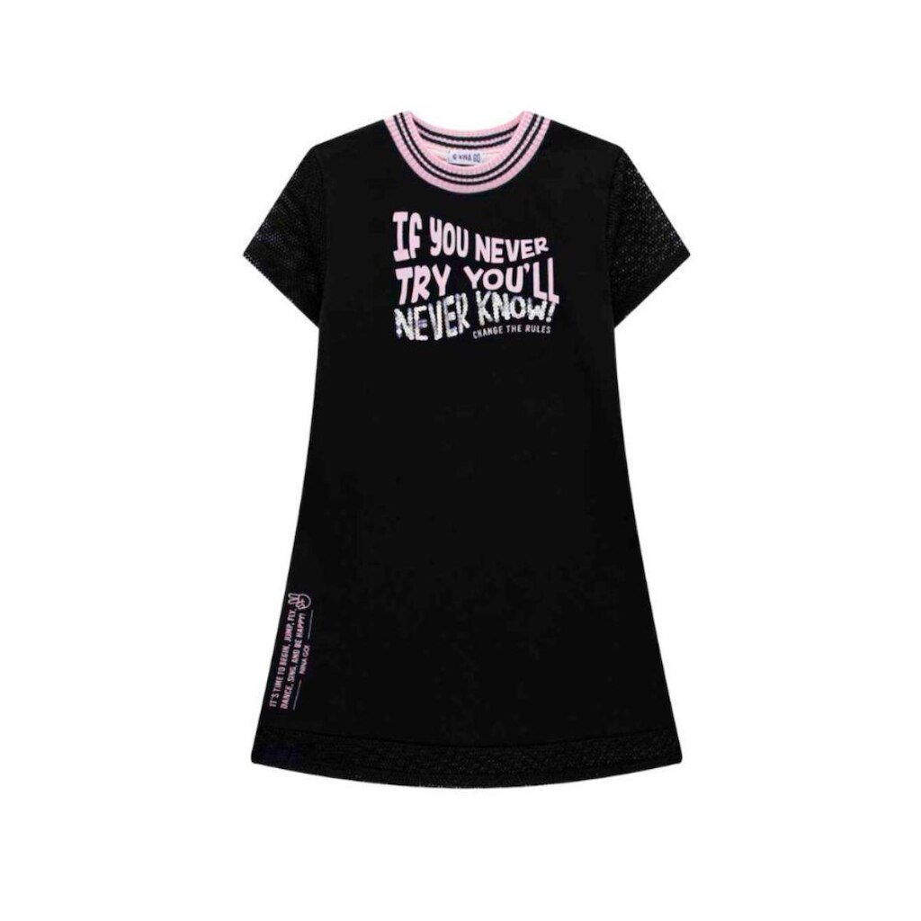 Vestido infantil manga curta ref 2223074