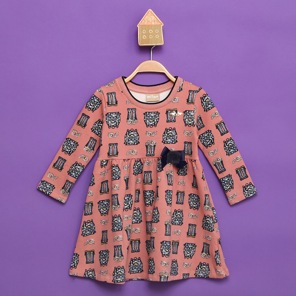 Vestido Infantil Manga Longa Milon Menina