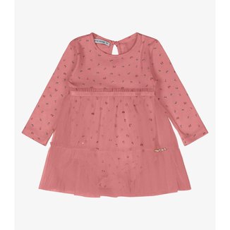 Vestido Infantil Manga Longa Trick Nick Feminino