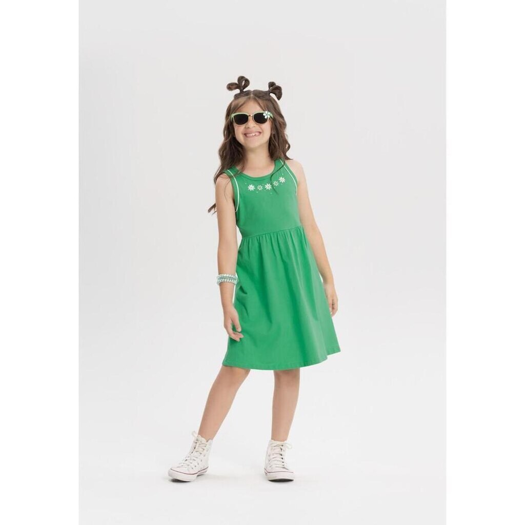 Vestido Infantil Meia Malha Regata Alakazoo Ref. 19528