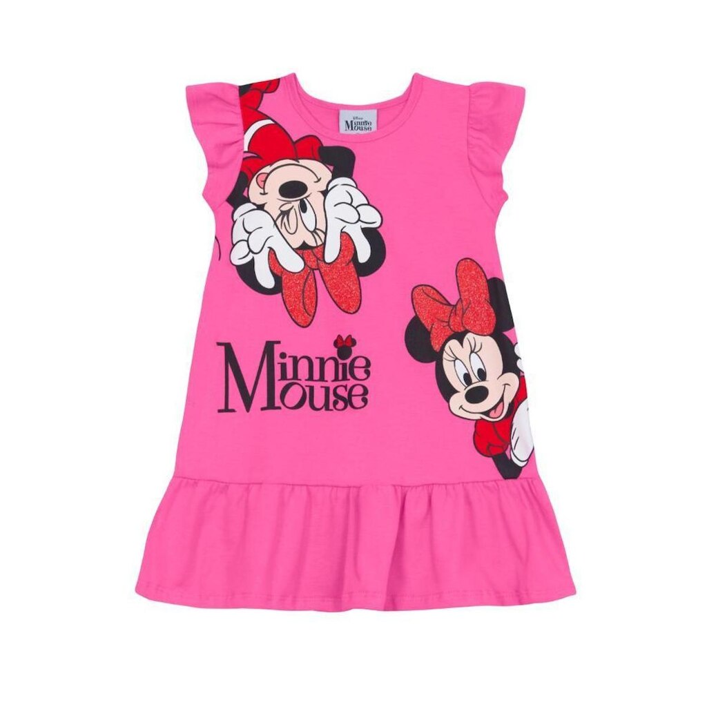 Vestido infantil menina em meia malha Brandili