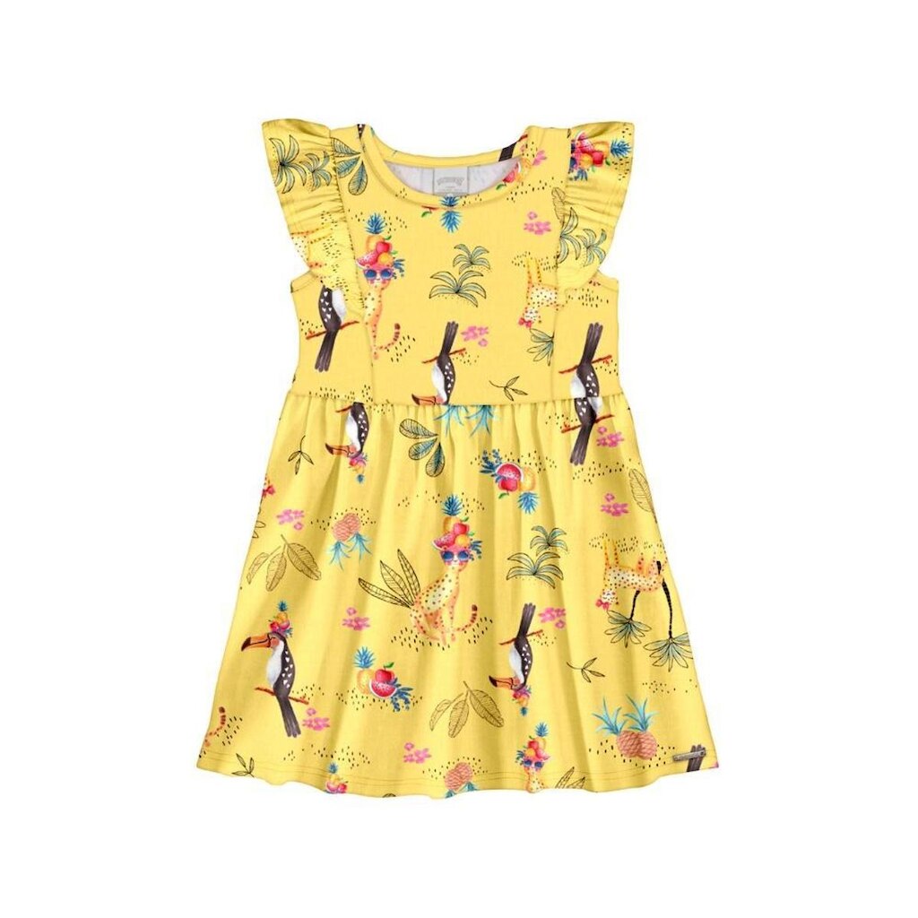 Vestido infantil menina manga curta ref 33283
