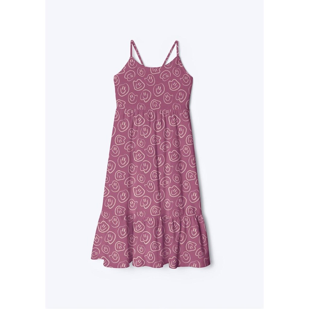 Vestido Infantil Midi Com Alças Finas