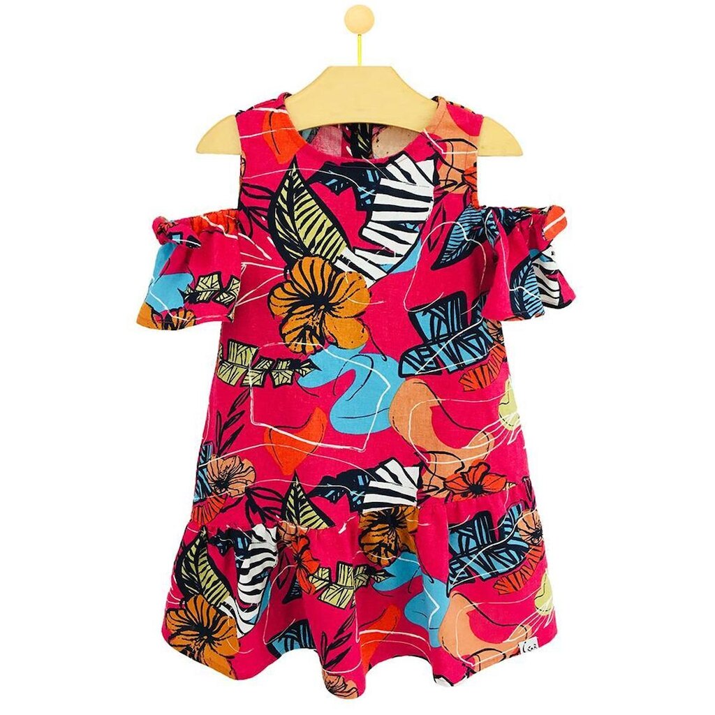 Vestido Infantil Pandi Linho Bright Feminino