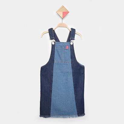 Vestido Infantil Romitex Jeans - Feminino