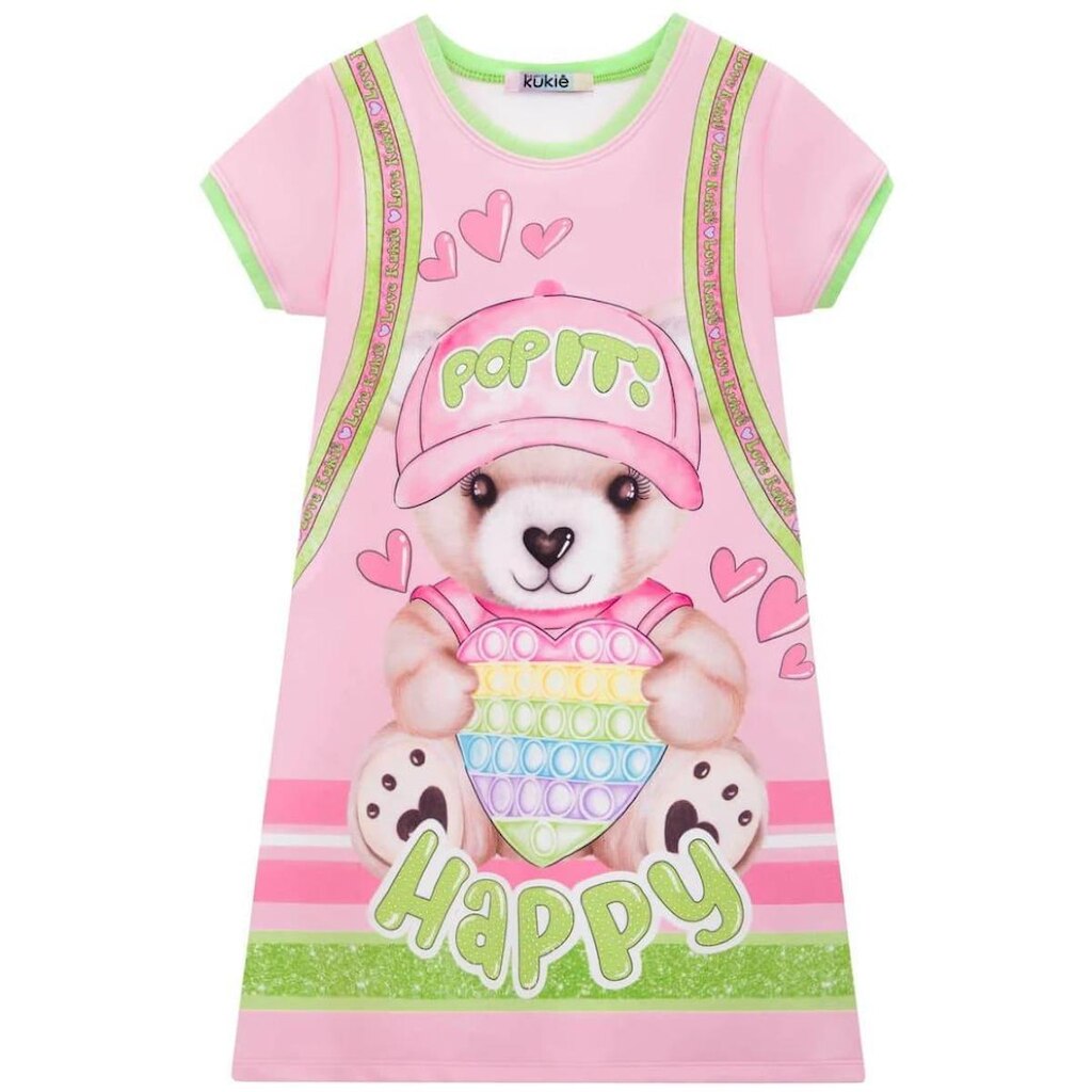 Vestido Infantil Verão Em Fly Tech Tam 2 a 14 - Kukiê