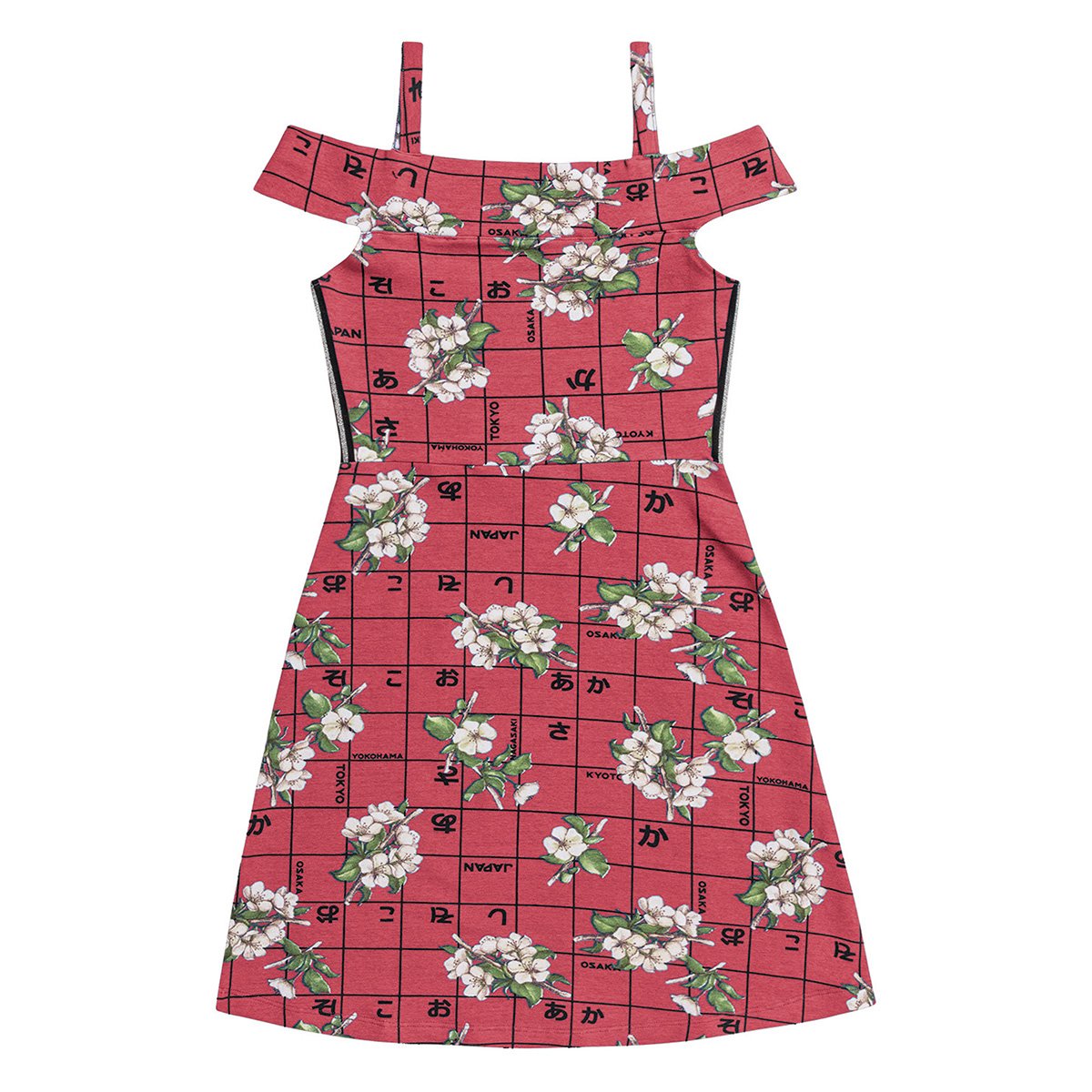 vestido vermelho juvenil