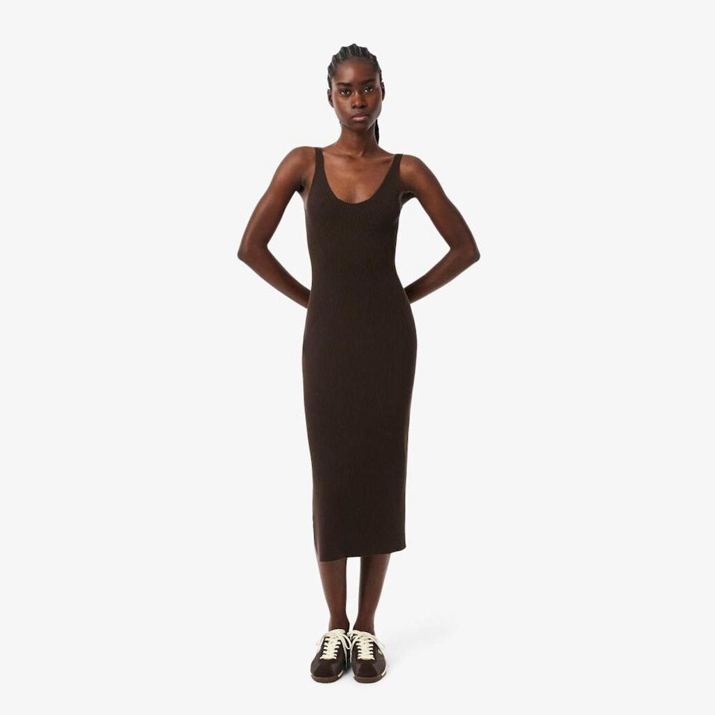 Vestido Lacoste Longo Tricô Feminino