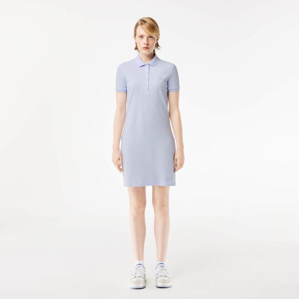 Vestido Lacoste Polo Slim Fit em Mini Piqué Stretch