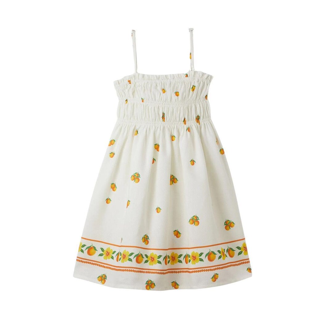 Vestido Lenço Fábula Laranjinha