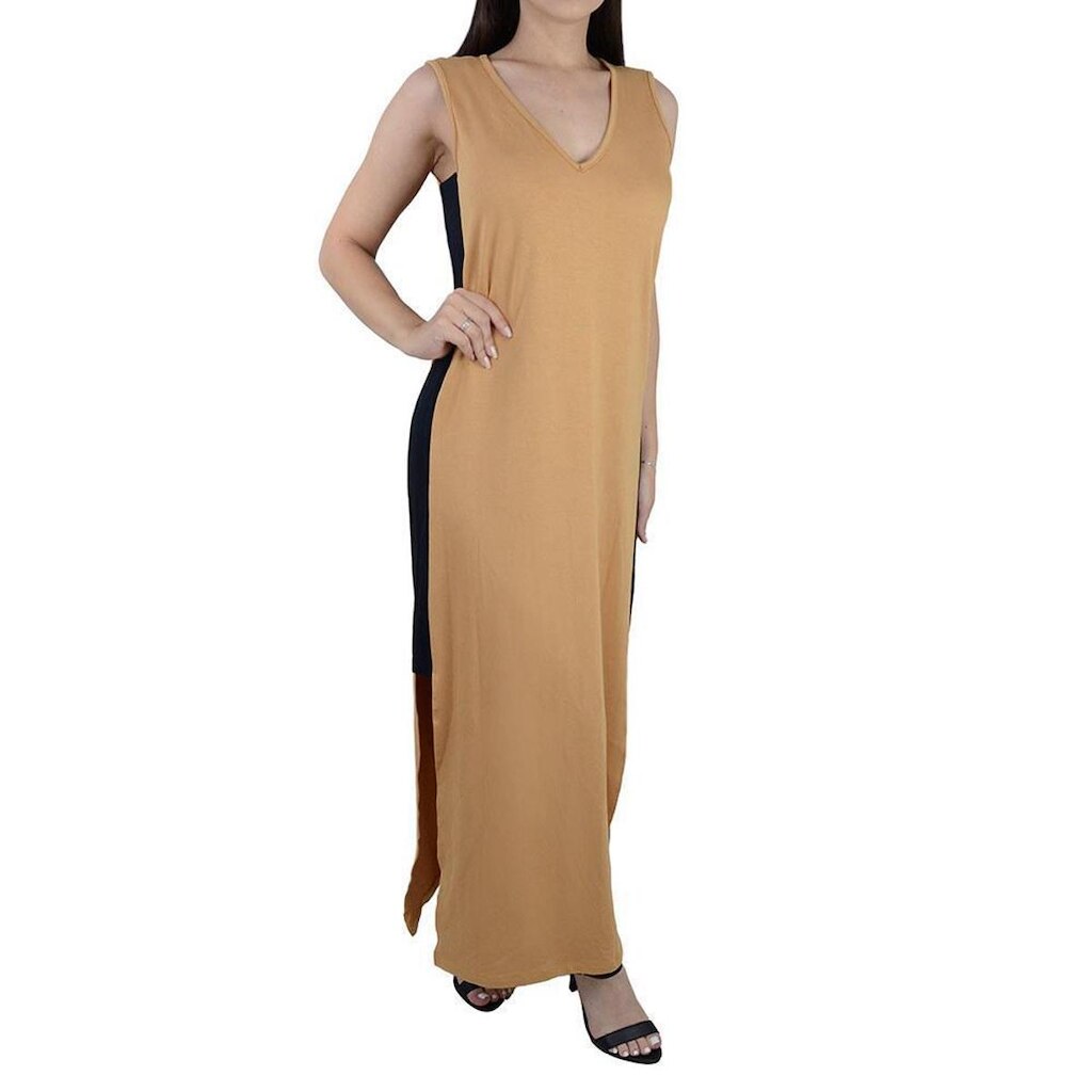 Vestido Linzzi Chemise Maxi Feminino