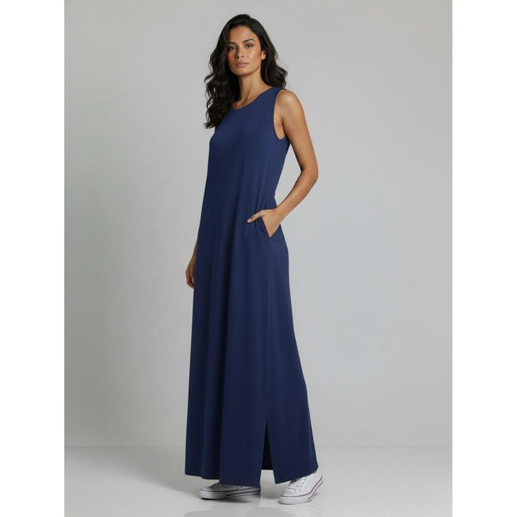 Vestido Longo Aveloz Viscolycra Soltinho com Bolso