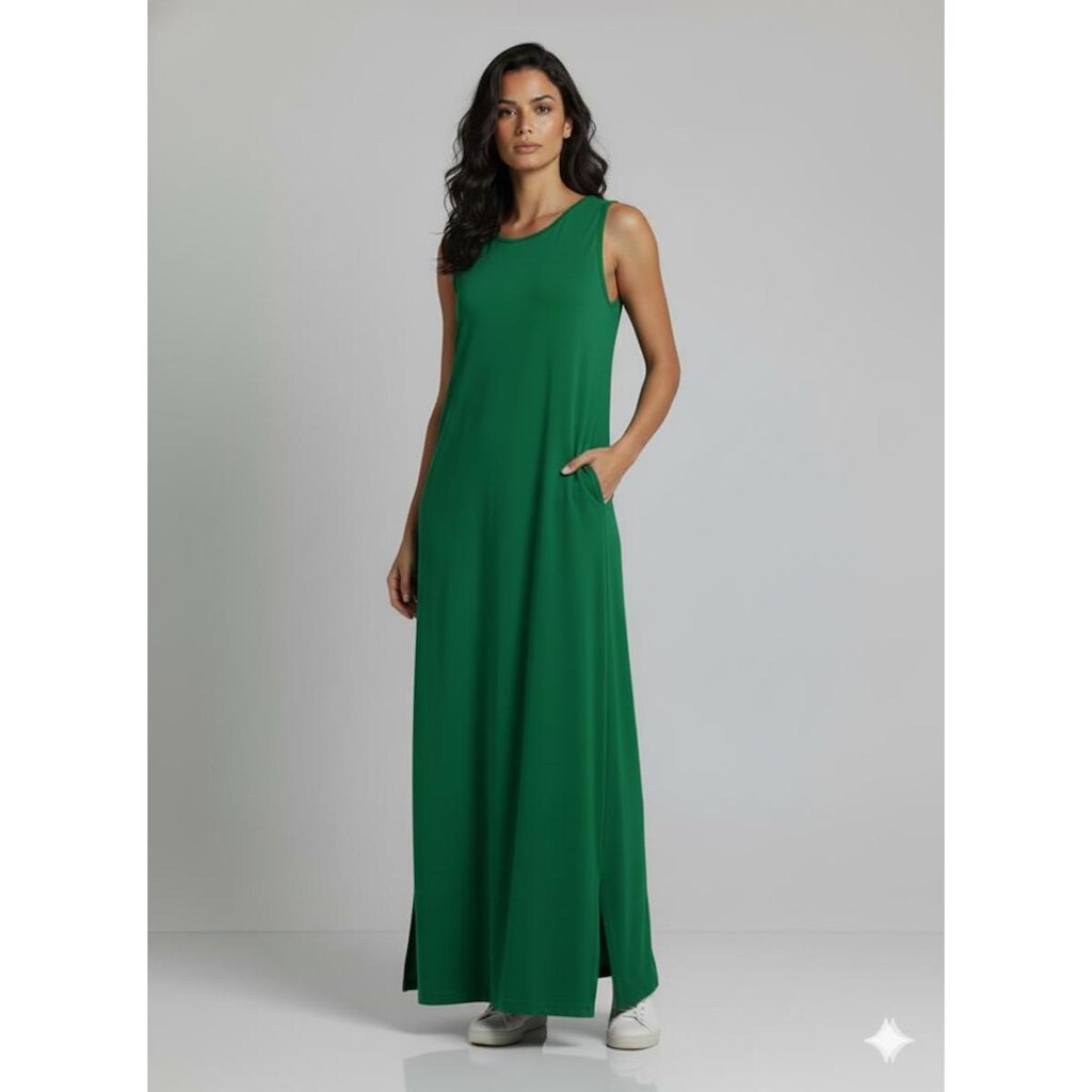 Vestido Longo Aveloz Viscolycra Soltinho com Bolso