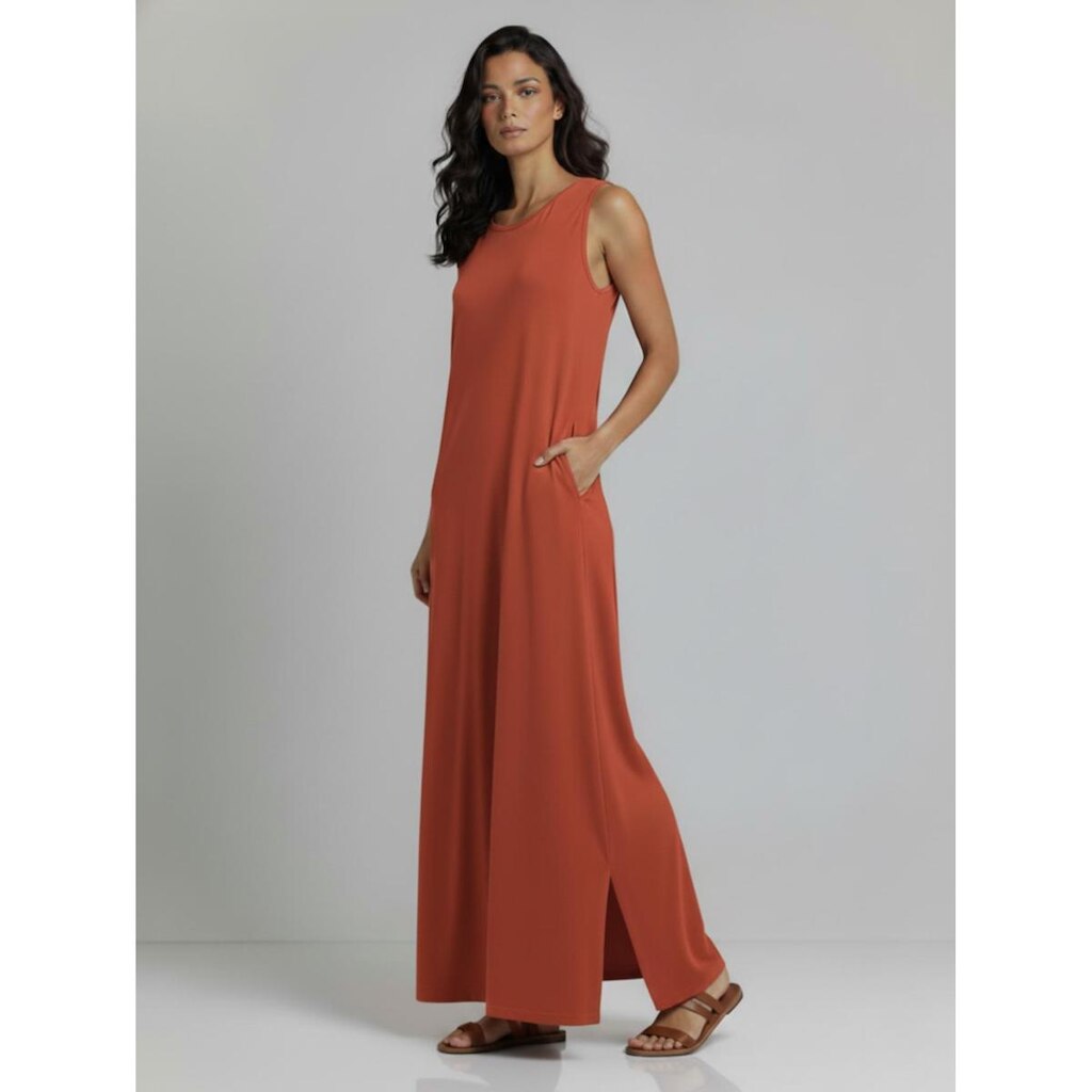 Vestido Longo Aveloz Viscolycra Soltinho com Bolso
