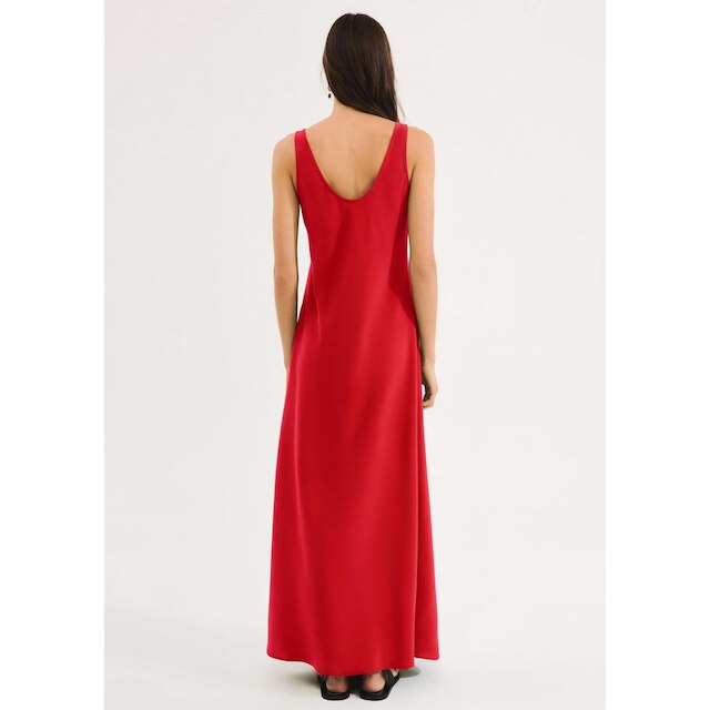 Vestido Longo Decote Costas U Aveludado