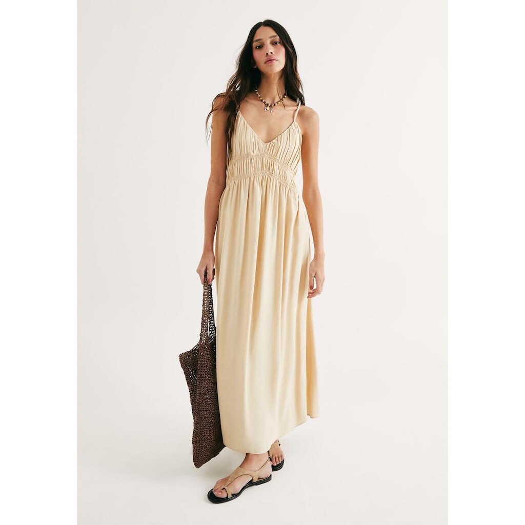 Vestido Longo Em Peach Touch