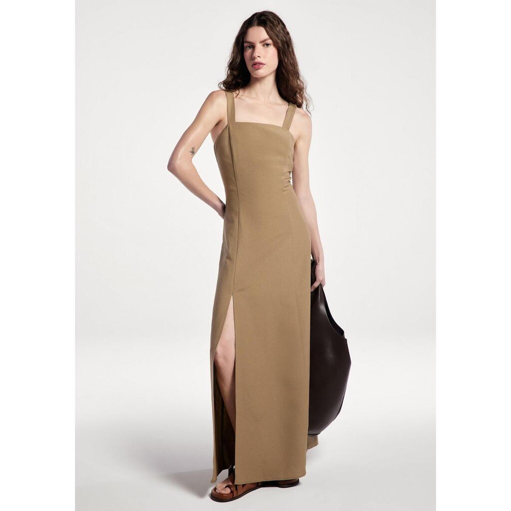 Vestido Longo Em Viscolinho