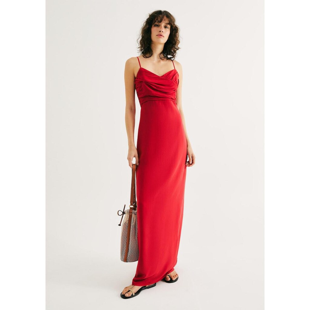 Vestido Longo Evasê Em Viscolinho