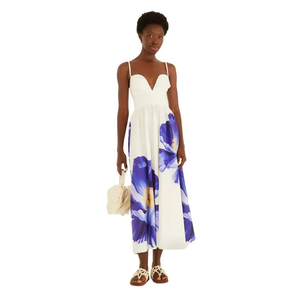 Vestido Longo Farm Rio Alça Lola