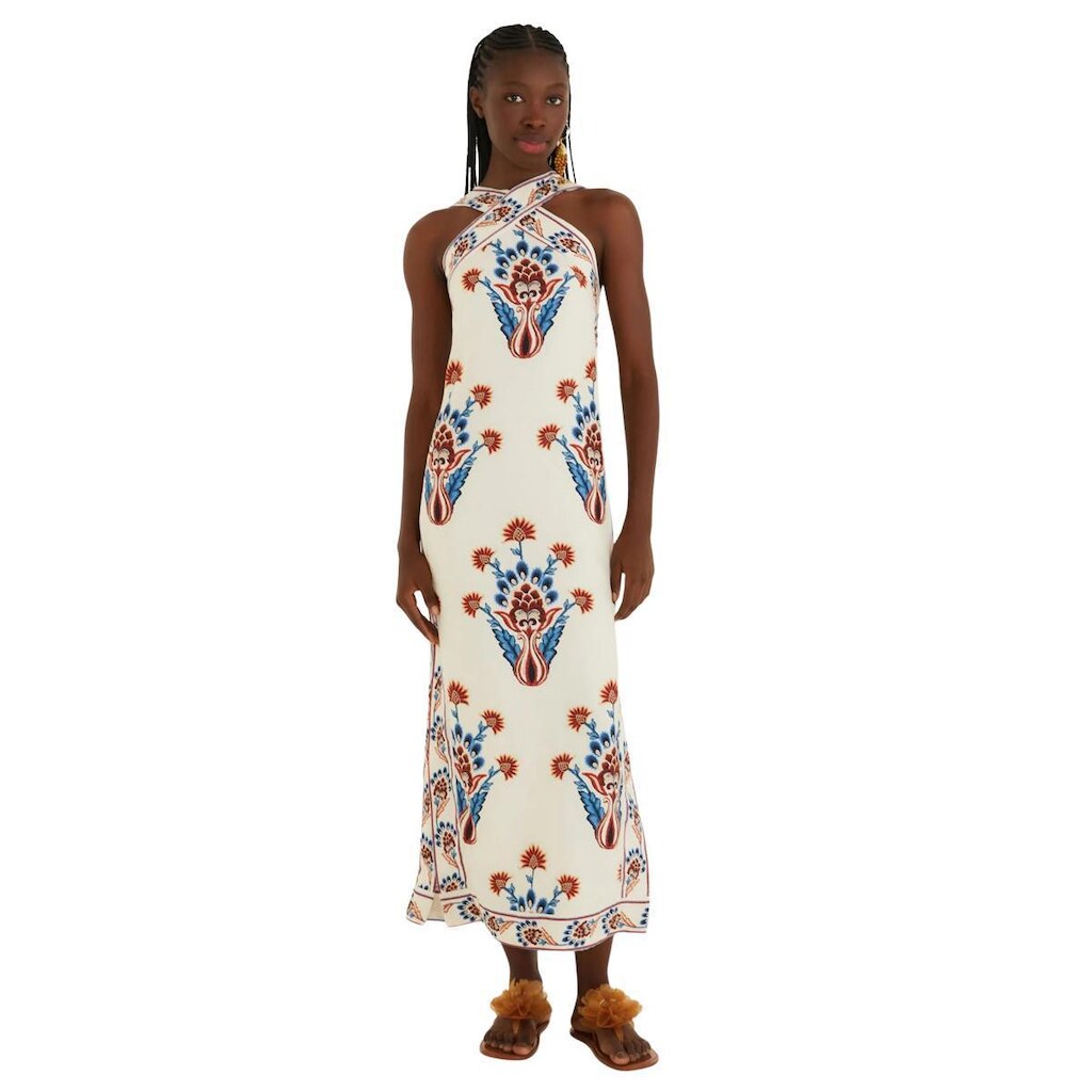 Vestido Longo Farm Rio Estampado Indra