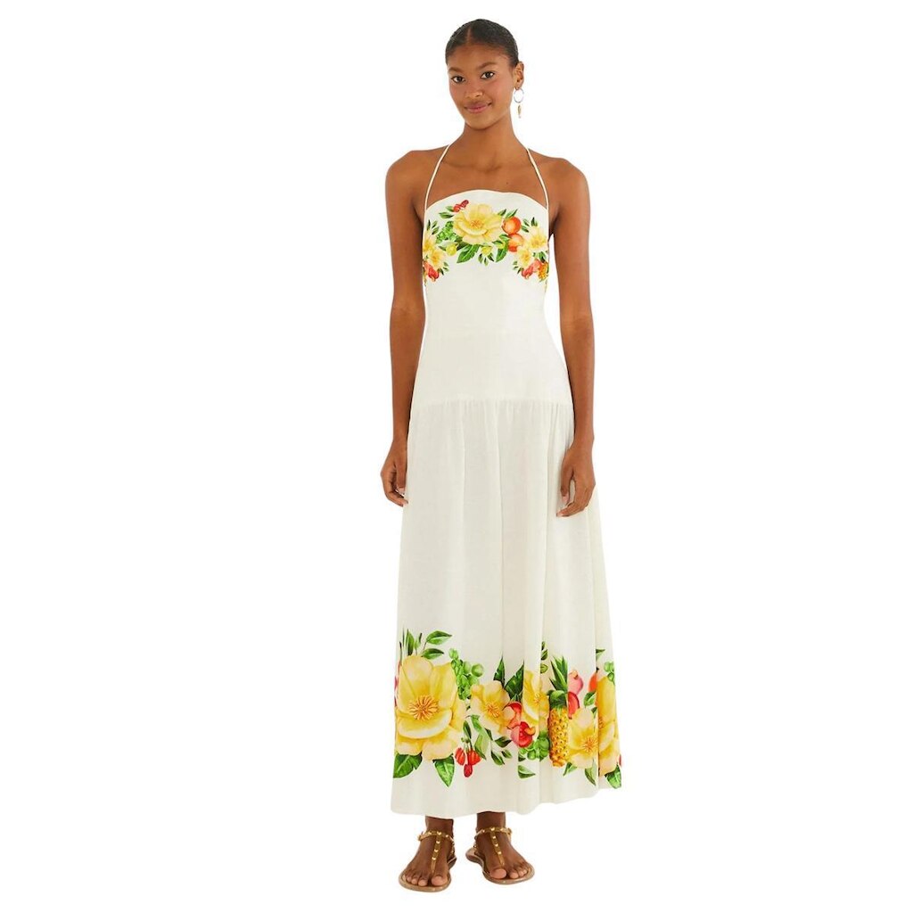 Vestido Longo Farm Rio Floral Picnic