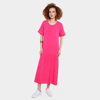 Vestido Longo Midi Maria - Feminino