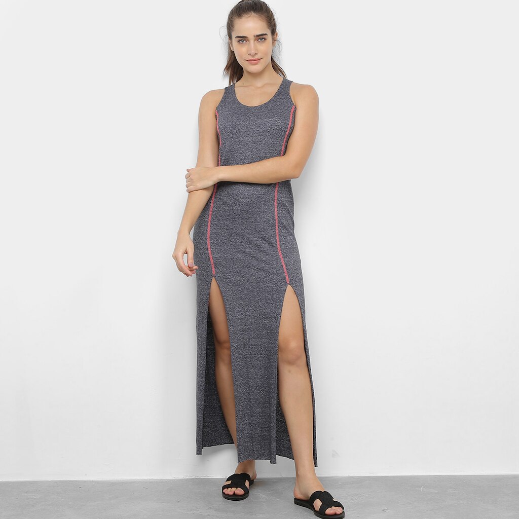 Vestido Longo Tricats Neon Vibes