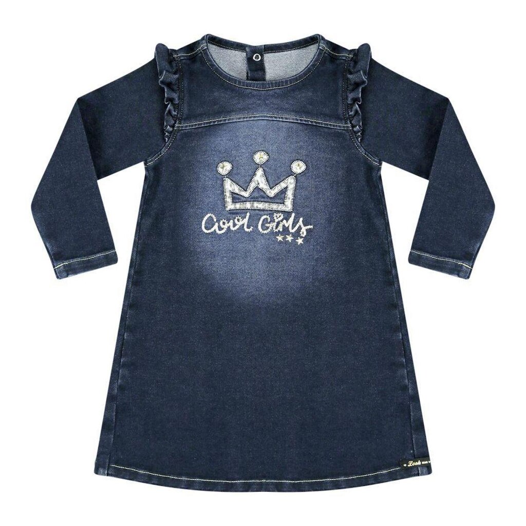 Vestido Look Jeans Moletom Jeans - 05 - UNICA